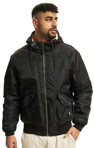 Brandit CWU Jacket Hooded, Color: black, Size: 3XL