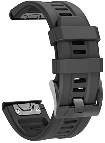 ISABAKE Uhrenarmbänder kompatibel mit Fenix 7/Fenix 6/Fenix 6 Pro/Fenix 5/Fenix 5 Plus/Forerunner 935/Forerunner 945/Approach S60/Quatix 5/Epix Watch Armband,QuickFit 22mm Armband Herren/Damen