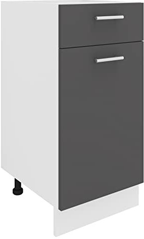 VCM Küchenschrank/Maße ca. H. 82 x B. 40 x T. 46 cm/Unterschrank mit Schublade/Küchenmöbel - Esilo