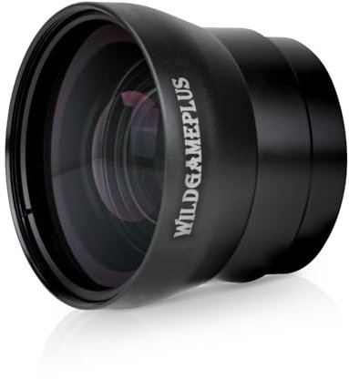 WILDGAMEPLUS Kit de lentilles optiques grand angle, objectif FoV grand angle en aluminium 50° pour lunettes monoculaires NVG30/NVG50, boîte de protection/capuchon d'objectif/chiffon de