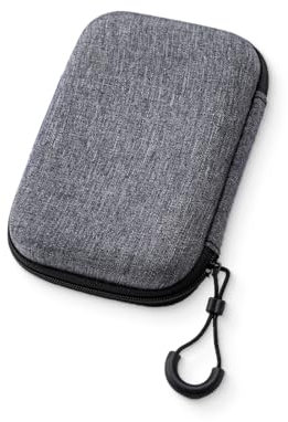 JEYORZY 1x Funda Disco Duro Externo, Funda rígida para Portable External SSD, Funda para Discos Duros, Caja Cubrir Universal para Memoria Externo, para Discos de 2,5 Pulgadas, Protege el Disco Duro