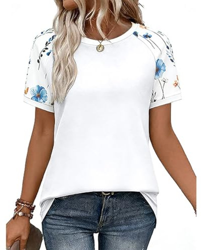 Tee Shirt Femme éTé T-Shirt Col Rond LéOpard Imprimé Manches Courtes Blouse éLéGant Top Haut Femme
