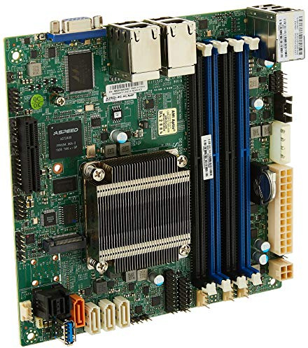 Supermicro A2SDI-4C-HLN4F Mini ITX Mainboards (DDR4-SDRAM, DIMM, 1600, 1866, 2133, 2400 MHz, 1.2 V, 2133 MHz, 2133 MHz)