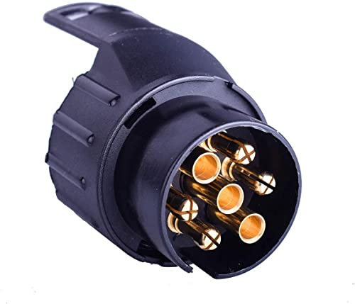 Adattatore per rimorchio da 7 pin a 13 pin per camion con gancio traino Caravan Plug Presa elettrica Connettore standard europeo Impermeabile