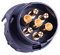 Adattatore per rimorchio da 7 pin a 13 pin per camion con gancio traino Caravan Plug Presa elettrica Connettore standard europeo Impermeabile
