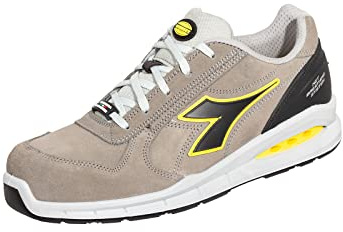 Utility Diadora – låg arbetssko Run NET AIRBOX Low S3 SRC för män och kvinnor (EU 43), c8700 vindtät grå