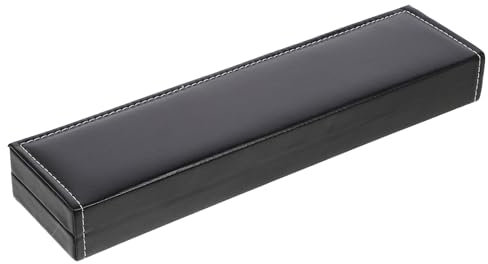 PACKOVE Scatola per orologi in pelle scatola lunga per orologi da uomo custodia da viaggio scatola da esposizione per braccialetti organizer per gioielli per donne uomini