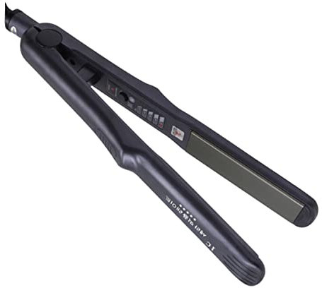 Healeved Plancha De Pelo Portátil Rizador De Pelo Doméstico Plancha De Vapor Con Calentador Especial Rizador Para Salón y Hogar