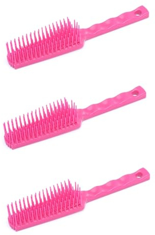 Flaroey Horse Comb Horse Pet Detangler Comb Plastic Comb for Long Tail Mane Forky Comb Random Color