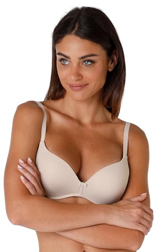 Lovable Reggiseno Push-Up Senza Ferretto in Microfibra Soft | Coppe Imbottite | L04FH Intimo My Daily Comfort Donna, Skin, 34 / 3C
