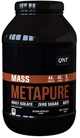 QNT Metapure Mass (1815g) Belgian Chocolate - Viktökning - Utan kreatin