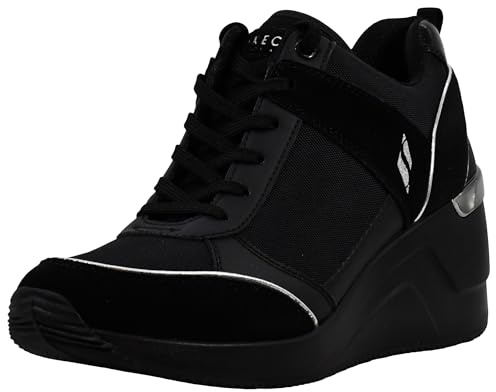 Skechers MillionHigh N' Fly Scarpe da Ginnastica da Donna Nero 40.5 EU