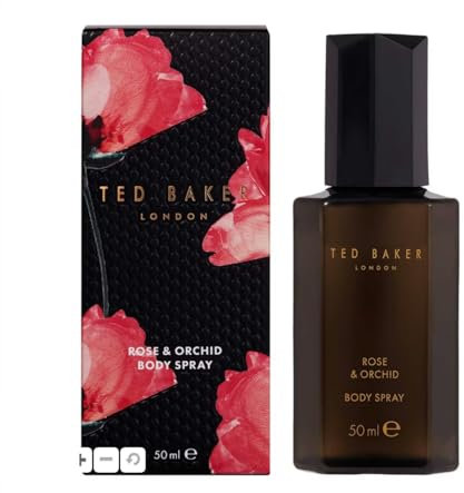Rose & Orchid Body Spray 50ml – Ladies Gift – Present – Boxed Ideal Stocking Filler By T Baker.