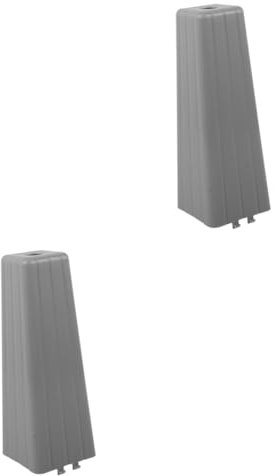 COLLBATH 2St Hundetoilette Welpentoilette Haustiertoilette Töpfchensäule für Hunde Hundepipi-Zug-Toilettensäule Urinpfosten für Haustierkäfige Urinpfosten für Haustiere pp Light Grey