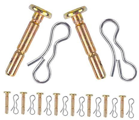 Milisten Juego De 12 Accesorios quitanieves Lanzador Pasador de Seguridad del soplador de Nieve cizalla para quitanieves soplador de Nieve Suministros Acero Inoxidable