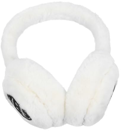 NIYANGLE Wireless Plush Earmuffs with Headphone Covers Winter Warm Music Ear Warmers for Men and Women Soft Thermal Ear Muffs for Outdoor Use