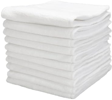 MERRYHAPY Tapis Imperméables 3 Couches Urine Bébé Lot de 10 pour Fibre Blanche Lavables Confortables pour Lit et Sommeil