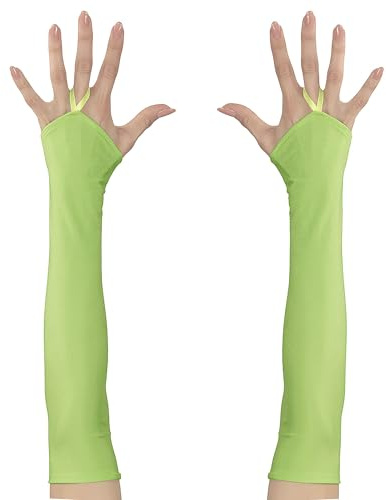 W WIDMANN MILANO Party Fashion – fingerlösa satinhandskar, 80-talet, tillbehör till maskeraddräkter