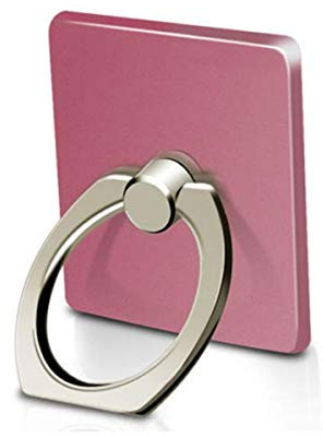 MuStone Soporte de Anillo para teléfono, Rotación de 360 ° Teléfono Celular Soporte de Anillo para Dedo para iPhone XS X 8 7 6S 6 5S 5C 5, Samsung Galaxy S9 S8 S7Edge S7 S6 Nota 8 5 (Oro Rosa)