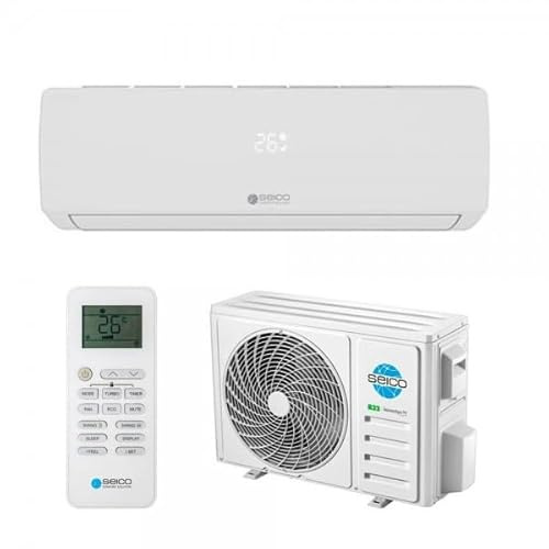 Bilake Equipo AA - calefacción y WiFi 3000 frigorías Aire Acondicionado Split Inverter silencioso al Mejor Precio Aire Frio Calor