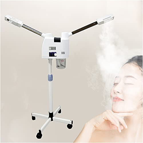 2 en 1 Vapozon Chaud et Froid Vapeur facial à l'ozone Professionnel Sauna Facial Nettoyage de Pores Facial Steamer pour Salon, Spa Machine de Beauté
