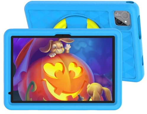 VASOUN Tablet Infantil de 10 Pulgadas Con Carcasa, Android 14, 5G WiFi, 8 GB de RAM (4+4 Expansión), 128 GB de ROM, Cámara Dual, 8000 mAh, Protección y Software Preinstalado