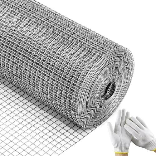 Grillage Métallique À Mailles Fines, Maille Fine 6 MM, Grillage Métallique Galvanisé, Grille Métallique Fine, Treillis Métallique À Mailles Fines, Pour Cages À Lapins, Jardin 40 CM X 5M