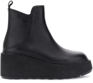 CAFèNOIR - Botines Negros De Piel Con Plataforma, Para Mujer, Color Negro, Talla 38