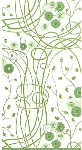 Stxy's 3ply Green Floral Napkins 45ct (Bleed-Free & Non-Toxic Ink) Spring Decorative Bathroom Paper Towels for Guests Greenery Disposable Bathroom Hand Towels Spring Dinner Napkins