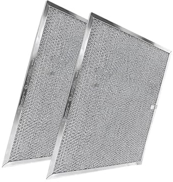 2 delar stark aluminium förskärmspanel för F300-serien 40 x 30 cm luftbearbetningsenhet elektrostatiskt luftfilter tvättbart ugnsfilter