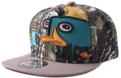 Belsen Kind Schnabeltier Karikatur Hip-Hop Cap Baseball Kappe Hut Truckers Hat, Tarnung, Erwachsene