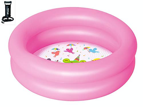 Bestway Pataugeoire Kiddie Lounge, 61 x 15 cm, 2 anneaux (bleu)