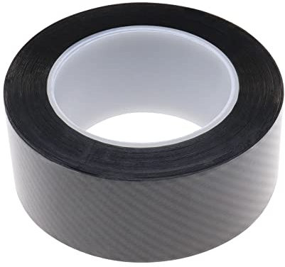 eMagTech Car Sill Protection Strip Anti Scratch 5D Carbon Fiber Wrap Film Car Door Guard Protector Bumper Sticker for Most Car Interior Exterior Car Decoration Accessories 5cmx10m