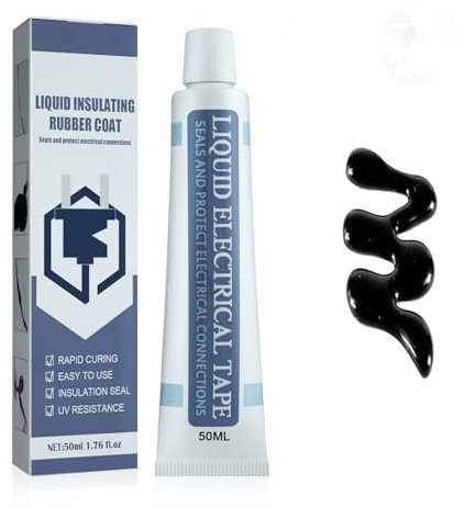 KUIRUNRX® 50ML Flüssiges Isolierband, Flüssiger Isoliergummimantel, Liquid Insulating Rubber Coat, Hochtemperaturbeständiger flammhemmender Kleber, Für den Innen- und Außenbereich
