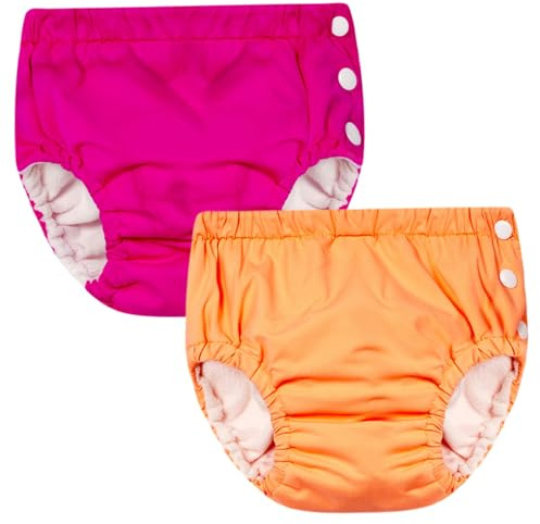 Swim blöjor 2st. Återanvändbar badblöja med andningsbarn Simma blöja unisex baby simbyxor vattentäta blöjor för simundervisning storlek 90, småbarnsimma blöja blöja blöja blöja blöja blöja blöja blöj