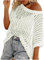 Womens Y2K Crochet Fishnet Long Sleeve Top Off The Shoulder Jumper Going Out Oversized Knitted Cover Up Sweater Lightweight Baggy Hollow Out Pullover Tops Knitwear Summer White L