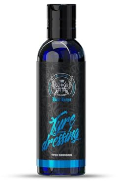 BadBoys Tyre Dressing Caoutchouc Plastique Entretien 150 ml Tire Shine Pneu Noir pour Pneu Brillant Mat Soie pour Pneu Entretien du Caoutchouc Produit d'entretien de Voiture