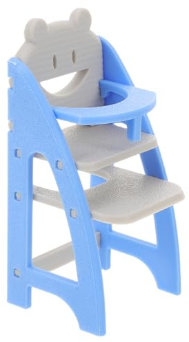 OFFSCH Trona de Simulada para Casa de Muñecas Mueble de Comedor Miniatura Accesorio Simulación para Imaginativo Escala
