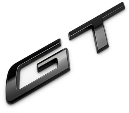 MCK Auto - GT svart glansig bakre stövel logotyp baksida bricka emblem inställning ändring