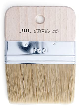 PENNELLIFICIO 2000 | Pincel Spalter para Efectos Decorativos, Pincel Plano, Efecto veteado Madera, Ancho 10 cm – Fabricado en Italia