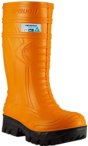 COFRA 00040-014.W44 - Stivali di sicurezza THERMIC ARANCIONE S5 MET, arancione/nero, misura 44
