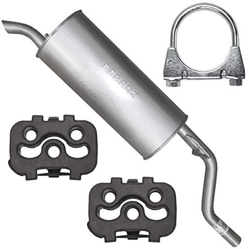 Endschalldämpfer Auspuff Endtopf für Opel Corsa D 4 IV 1.2i 16V