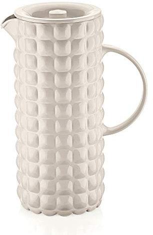 Guzzini - Tiffany, Caraffa con Coperchio - Bianco Latte, ø 11,5 x 18,5 x h25,5 cm | 1750 cc - 225600156
