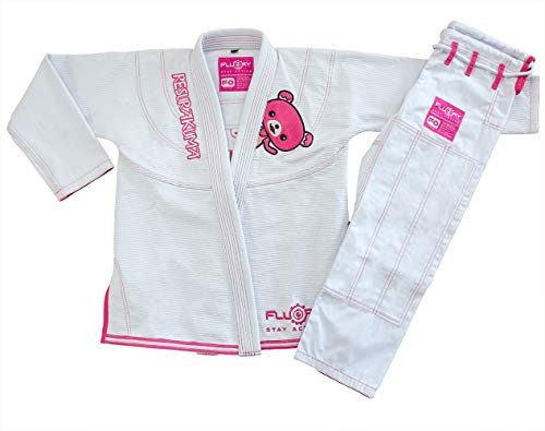 FLUORY BJJ Gi for Ladies Women Brazilian Jiu Jitsu Suit Female Kimonos Women BJJ Uniform