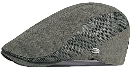 YAMEE Chapeau d'été en Maille Homme Femme Bérets,Casquette Beret Homme Été Respirant,Casquette Plate Homme Vintage Flat Caps