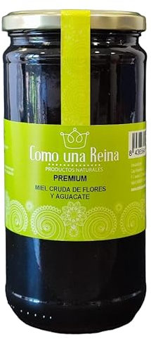 COMO UNA REINA - Miel cruda de flores y aguacate - PREMIUM - 1 kg