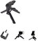 K-S-Trade Qualitativ & Innovativ Stativ Tisch-Ständer Dreibein Handy-Stativ Ständer Für Unihertz 8849 Tank 2 Pro Mini-Stativ Smartphone Tripod