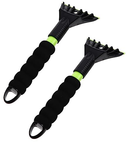 Toyvian 2piezas Pala De Nieve para Coche Raspador De Agua Helada Herramienta para Quitar Hielo Pala para Quitar Escarcha Multifuncional