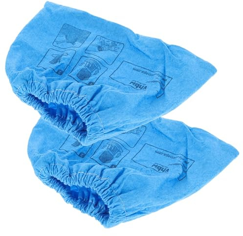 vhbw 2x Filtre textile compatible avec Parkside PWD 12 A1, 20 A1 aspirateur sec et humide - Sac filtrant, lavable bleu