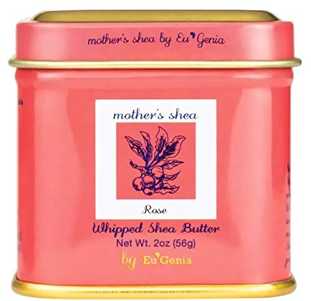 Mother's Shea Whipped Shea Butter (Rose, 2 Oz Tins - Set of 3) 100% Pure Raw Unrefined African Shea - Organic, Sustainably-Sourced Ingredients - Natural Skin & Hair Care